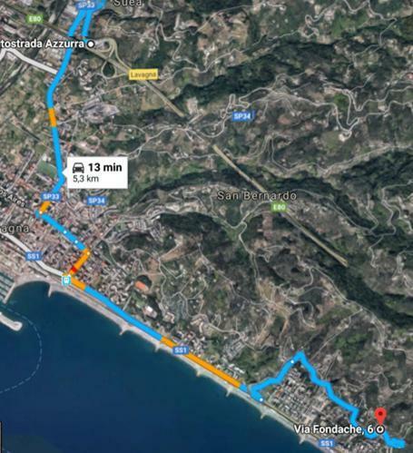 Villa Vista Mare Lavagna Luaran gambar